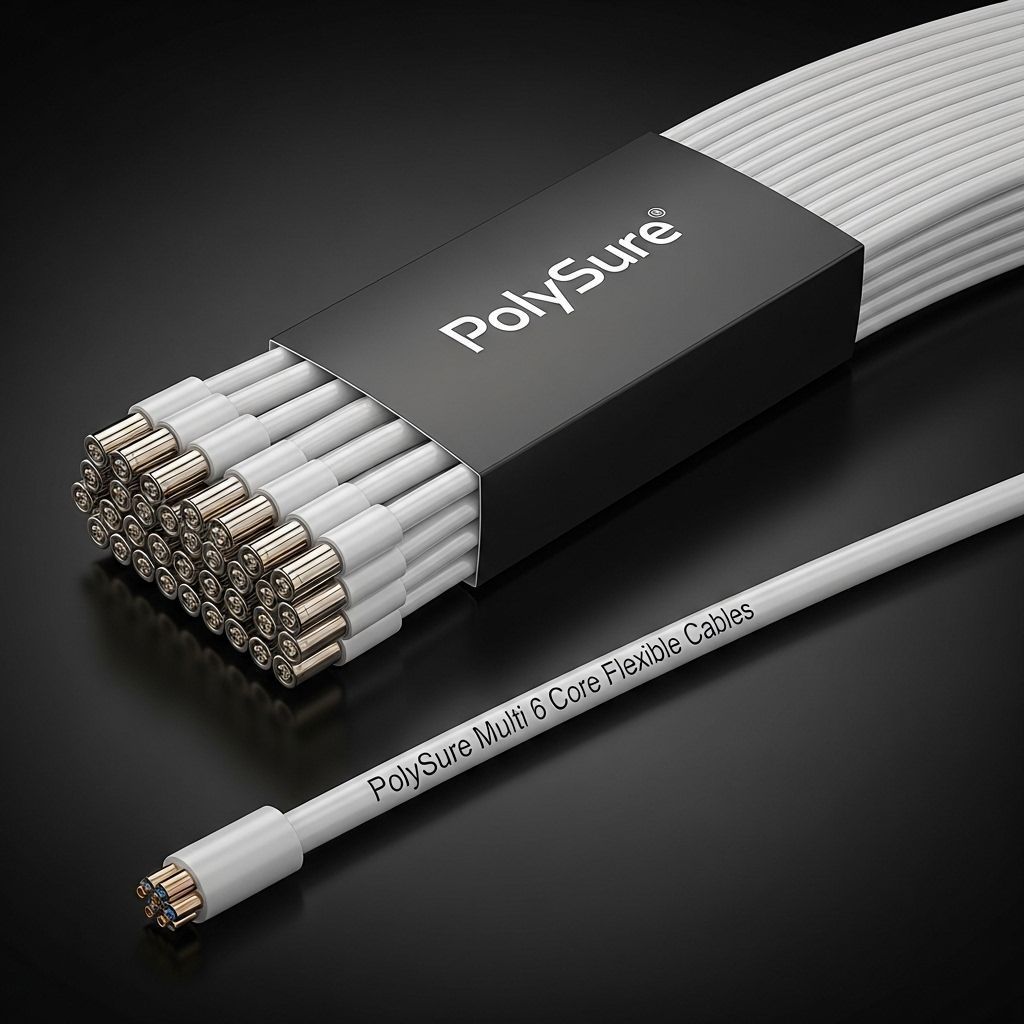 6 Core Round Flexible Cables